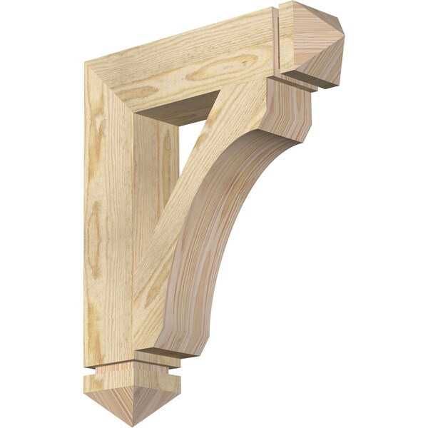 Ekena Millwork Legacy Arts & Crafts Rough Sawn Bracket, Douglas Fir, 4"W x 18"D x 22"H BKT04X18X22LEC03RDF - main